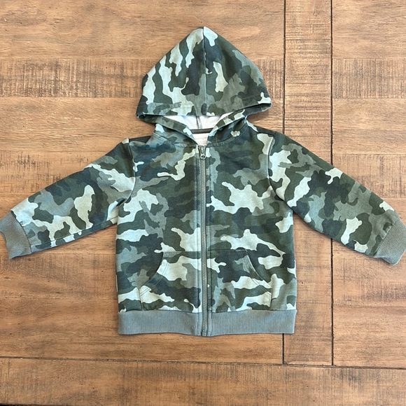 FIRST IMPRESSIONS Camouflage Zip Up Hoodie - Picture 1 of 6